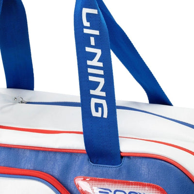 Elite International Players 6 Rackets Bag - White/Dark Blue